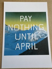 Ed Ruscha Pay Nothing Until