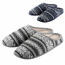 Mens Slip On Mule Slippers