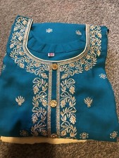 3 P -Salwar Kameez Ladies Ready made Asian Indian suit Size 38/40