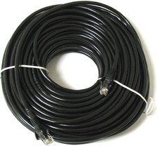 20M METER ETHERNET CABLE RJ45 NETWORK LEAD PREMIUM CAT5E BLACK