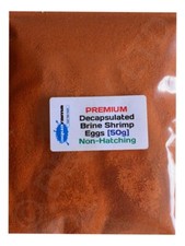 Decapsulated Brine Shrimp Eggs Tropical Fish Food Aquarama® Premium Grade  [50g]
