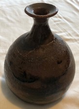 VINTAGE ARTS & CRAFTS EARTHENWEARE VASE Hand Made in Somerset UK Studio Pottery