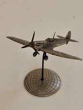 FRANKLIN MINT THE WORLDS GREATEST AIRCRAFT COLLECTIBLE PEWTER SPITFIRE CERT AUTH