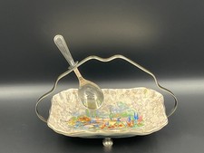 Nice Antique Sandland Ware Dish & Spoon.