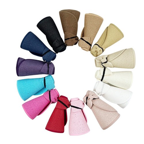 Womens roll sun visor - roll, wide