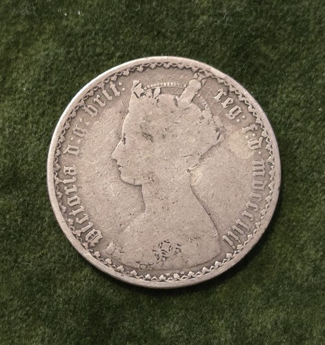 1853 gothic florin victoria - gothic,
