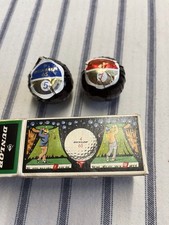 Vintage Golf Balls. Pack of 2 Dunlop 65 Golf Balls Christmas Packaged In A Box