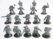 40K Warhammer Space Marine Tactical Assault Squad - lot of 14x figures - VGC