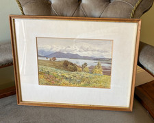 ALEXANDER HENRY HALLAM MURRAY 1854-1934 - Framed watercolour Skye, Kinlock 