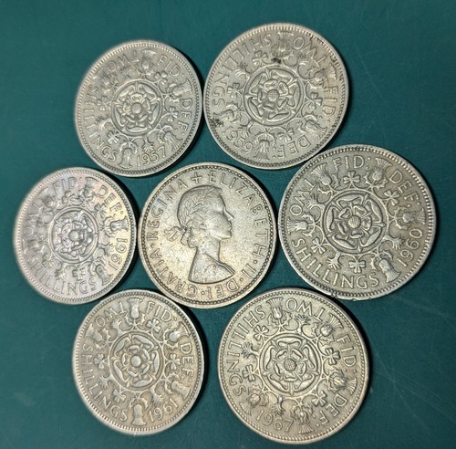 Florin two shilling 1953 1967 - shilling, 1953-1967