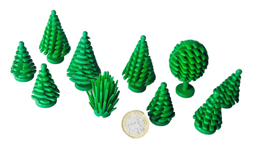 Lego trees field scenery - trees,
