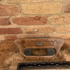 vintage Jaguar RADIO console wood vernier including ashtray /  kit car? Rat Rod?