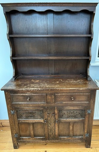 Vintage large oak welsh - large,
