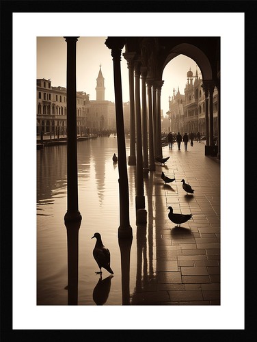 Intimate venice canals framed - intimate,