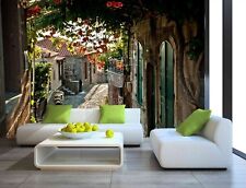 Flower Walk Path Garden Wallpaper Photo Pattern Wall Mural Home Room Poster Deco