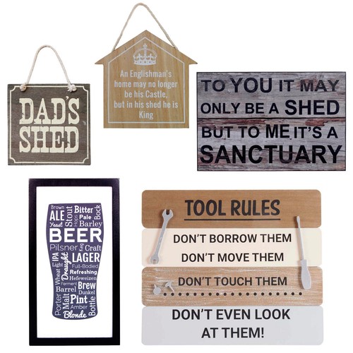 Wooden signs for him - wooden,