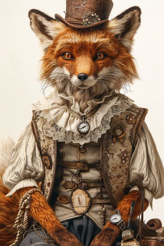 Fox victorian clothes - fox,