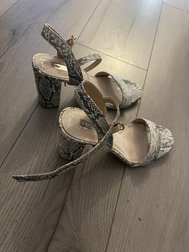 Snake print heels - snake,