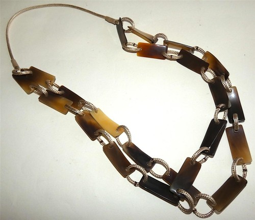 Vintage faux horn acrylic - faux,