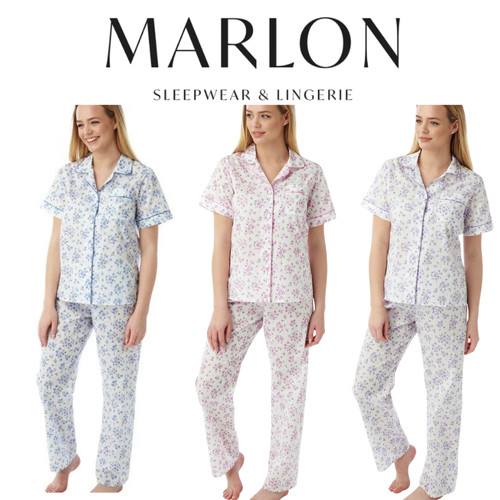 Marlon ladies floral - floral, pyjama