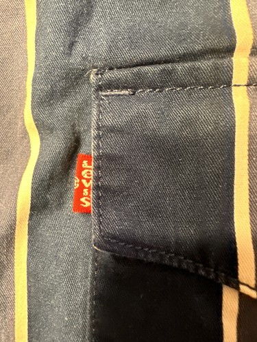 Levi blue striped 100 - striped, 100%
