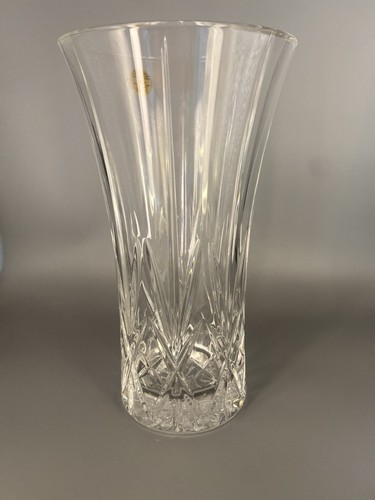 Crystal vase large vintage - vase,