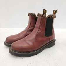 Dr Martens Chelsea Boots Womens UK 7 EU 41 Dark Red Leather Lined RMF30-RP