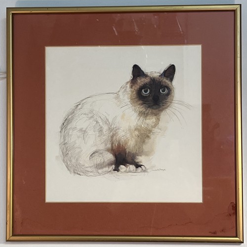 Vintage mads stage siamese cat - mads,