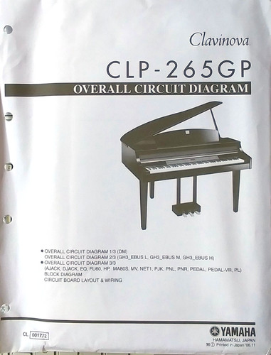 Yamaha clp 265gp clavinova - clp-265gp,