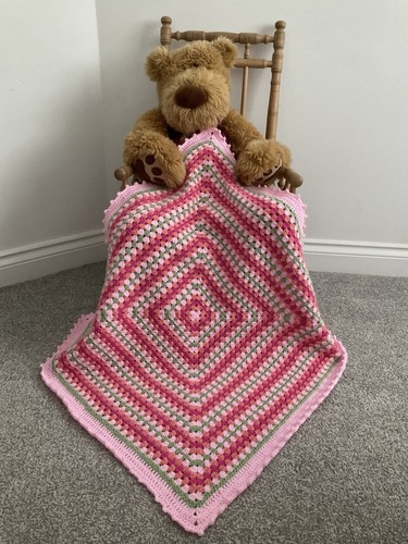Hand crochet baby granny - hand,