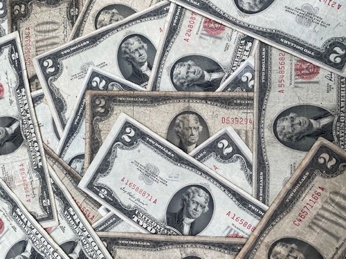 1928 1963 two dollar note - 1928-1963,