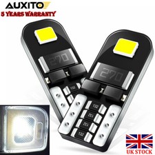 Clear White T10 2pcs LED Light