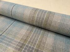 NEXT CHECK Tartan FABRIC UPHOLSTERY MATERIAL 140cm wide Versatile blue/grey