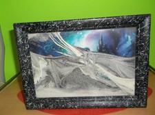 sand art / by lyon design / shadow box