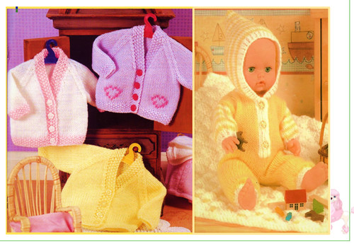 Knitting pattern dolls baby - dolls,