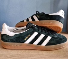 Adidas Gazelle Indoor Dark Green Gum Sole Men's UK Size 9.5
