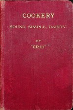 Ultra rare 1901 Cookery Sound