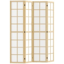 Folding Room Divider 4 Panel