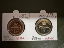 1989  £2 Bill of Rights AND