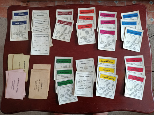 Monopoly vintage property - property, deed