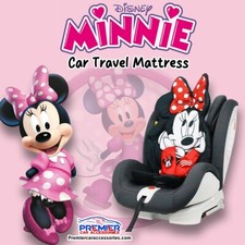 Disney Minnie Mouse Baby Mattress kit for car seats, strollers, cribs with belts