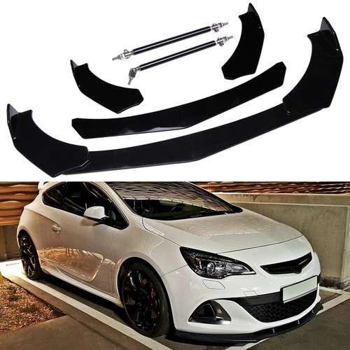 Gloss black front bumper lip - gloss,