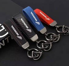 Honda Motorbike Keyring Suede Leather for CBR CBF Fireblade Africa Motorcycle