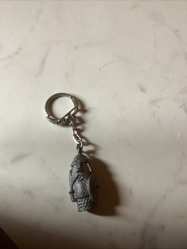 Vintage key ring hand - key, hand-cast