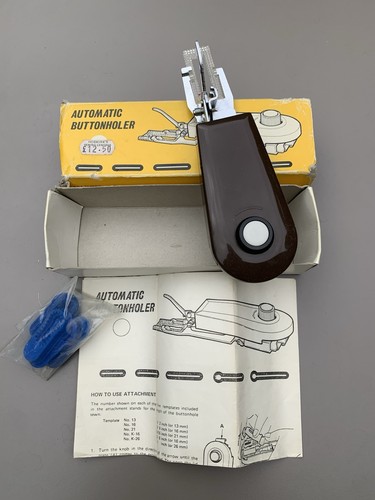 Vintage automatic buttonholer - vintage,
