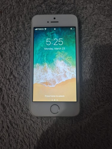 Iphone 16gb silver locked - iphone,