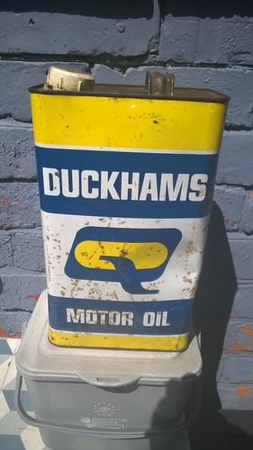 Duckhams vintage motor oil - motor, can