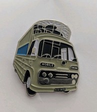 Mobile Cinema Bus Vehicle Enamel Pin Badge