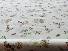 Laura Ashley British Birds Hedgerow Fabric SOLD PER METRE