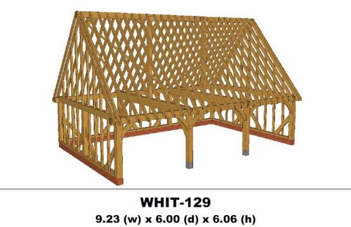 European oak garage bay - european,